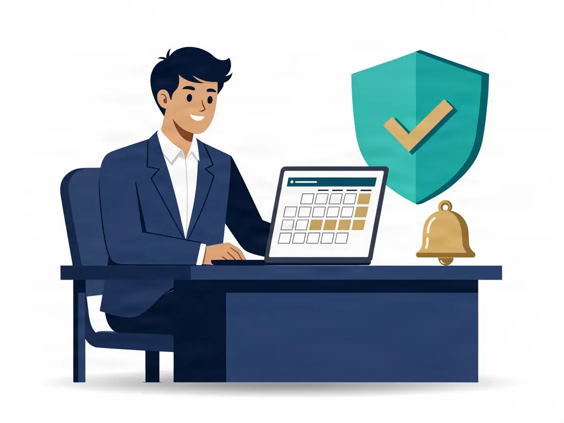 Founder checking company deadlines and penalty risk with Bary Business free tools